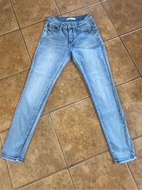 KanCan Light Blue Skinny Jeans - Faded Wash